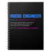 Funny Sound Engineer Audio Engineer Notizblock (Vorderseite)