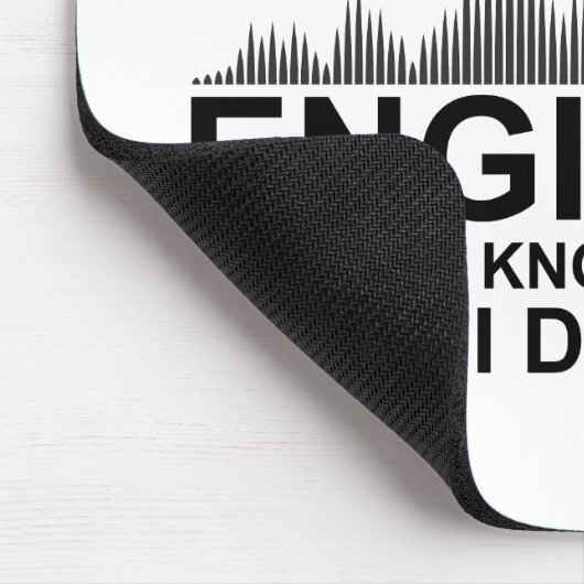 Funny Sound Engineer saying Audio Engineering Mousepad (Ecke)