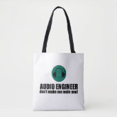 Funny Sound Engineer saying Audio Engineering Tasche (Vorderseite)