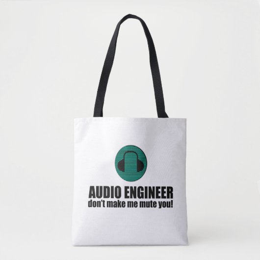 Funny Sound Engineer saying Audio Engineering Tasche (Vorderseite)