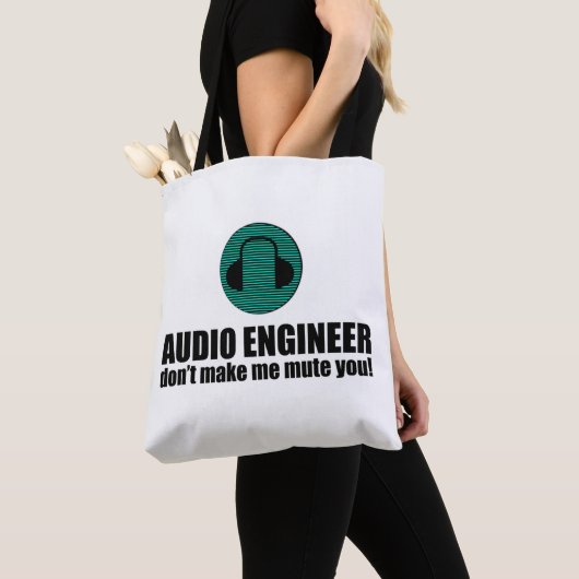 Funny Sound Engineer saying Audio Engineering Tasche (Von Nahem)