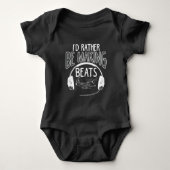 Funny Sound Typ Audio Technician Sound Engineer Baby Strampler (Vorderseite)