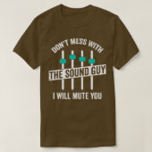Funny Sound Typ Engineer Audio Technician Geschenk T-Shirt (Design vorne)