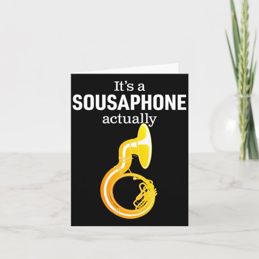 Funny Sousaphone Humor For Proud Sousaphonist Marc Karte (Vorderseite)
