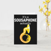 Funny Sousaphone Humor For Proud Sousaphonist Marc Karte (Gelbe Blume)