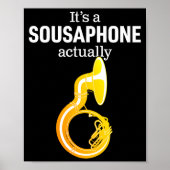 Funny Sousaphone Humor For Proud Sousaphonist Marc Poster (Vorne)