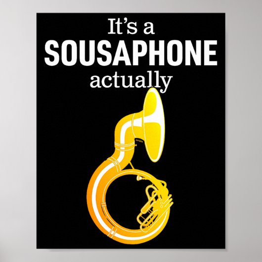 Funny Sousaphone Humor For Proud Sousaphonist Marc Poster (Vorne)