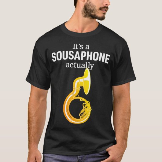 Funny Sousaphone Humor For Proud Sousaphonist Marc T-Shirt (Vorderseite)