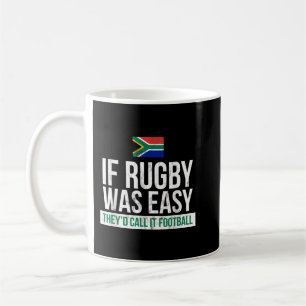 Funny South Africa Rugby - Rugby Kaffeetasse