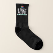 Funny South Africa Rugby Rugby Socken (Rechts - Außen)