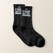 Funny South Africa Rugby Rugby Socken (Paar)