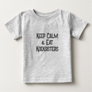 Funny South African Behalt Calm & EatKoeksisters Baby T-shirt