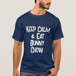 Funny South African KeepCalm & Eat Bunny Chow Mens T-Shirt