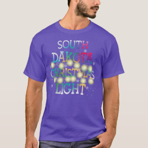 Funny South Dakota Staat Weihnachten Pajama Cu T-Shirt