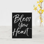 Funny Southern Christian Saying Quote Gift Bless Y Karte (Gelbe Blume)