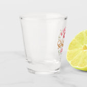 Funny Southern Design Klick meine Südschweife Schnapsglas (Links)