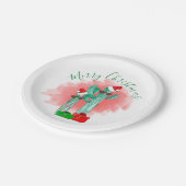 Funny Southwest Cactus Sunglasses Weihnachten Pappteller (Schrägansicht)