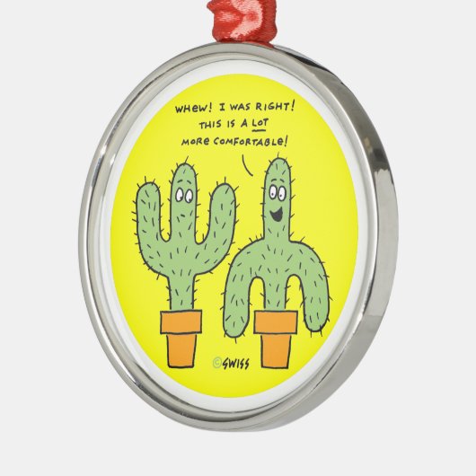 Funny Southwest Christmas Tree Ornament (Links)