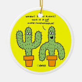 Funny Southwest Christmas Tree Ornament