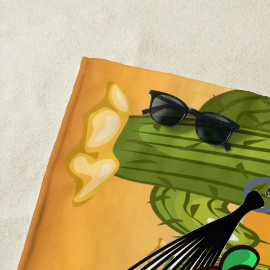 Funny Southwest Iguana Beach Handtuch (Beispiel)