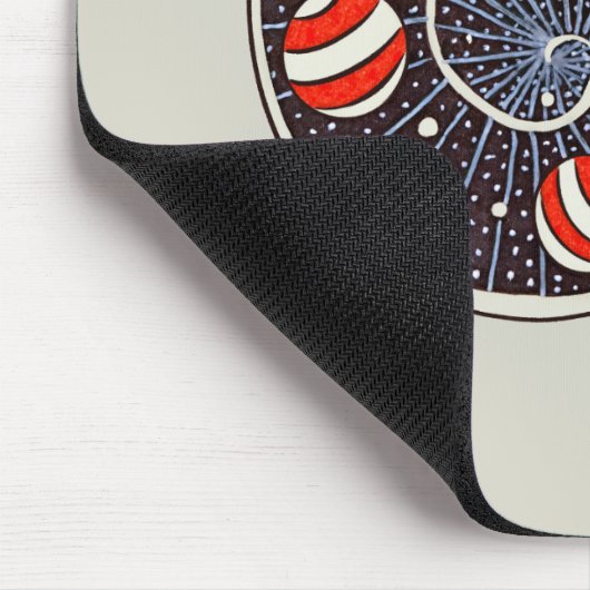 Funny Space Galaxy Planets Starry Sky Mousepad (Ecke)