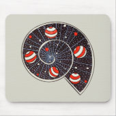Funny Space Galaxy Planets Starry Sky Mousepad (Vorne)