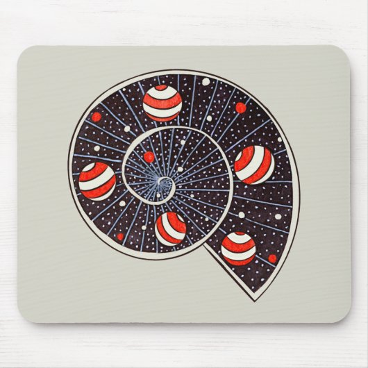 Funny Space Galaxy Planets Starry Sky Mousepad (Vorne)