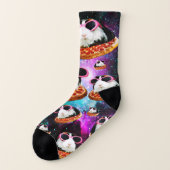 Funny space guinea pig socken (Links - Außen)