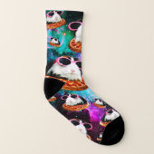 Funny space guinea pig socken (Rechts - Außen)