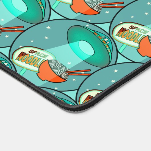 Funny Space Noodles Schreibtischunterlage (Ecke)