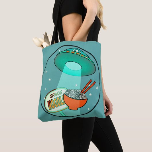 Funny Space Noodles Tote Bag Tasche (Von Nahem)