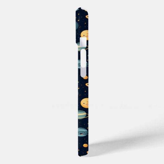 Funny Space Pattern Case-Mate iPhone Hülle (Rückseite / Links)