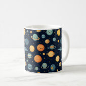 Funny Space Pattern Kaffeetasse (VorderseiteRechts)