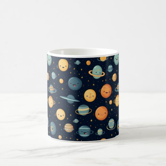 Funny Space Pattern Kaffeetasse (Mittel)
