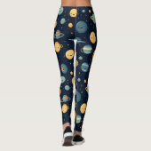 Funny Space Pattern Leggings (Rückseite)