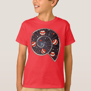 Funny Space Spiral Galaxy Kinder T-Shirt