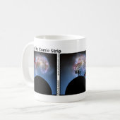 Funny Spaceship Stickman Tasse - 093 (Vorderseite Links)
