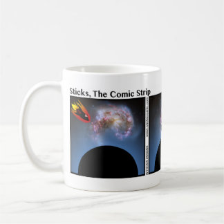 Funny Spaceship Stickman Tasse - 093