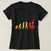 Funny Spanish Dance Evolution Flamenco T-Shirt (Design vorne)