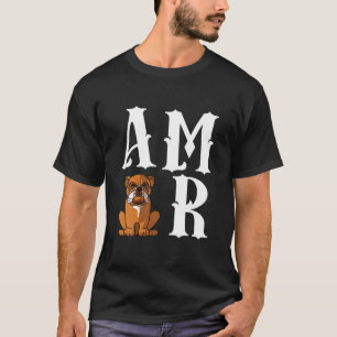 Funny Spanish Liebe Bulldog Hund Mama T-Shirt