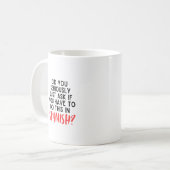 Funny Spanish Teacher Geschenke Kaffeetasse (Vorderseite Links)