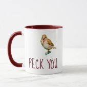 Funny Sparrow - Peck You Tasse (Links)