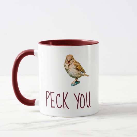 Funny Sparrow - Peck You Tasse (Links)