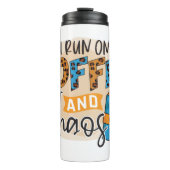 Funny Spaß Coffee Quotes für Kaffeeliebhaber Gesch Thermosbecher (Vorderseite)