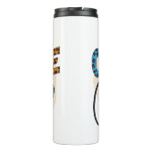 Funny Spaß Coffee Quotes für Kaffeeliebhaber Gesch Thermosbecher (Rückseite)