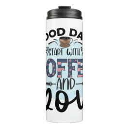 Funny Spaß Coffee Quotes für Kaffeeliebhaber GIFT  Thermosbecher