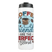 Funny Spaß Coffee Quotes für Kaffeeliebhaber GIFT  Thermosbecher (Vorderseite)