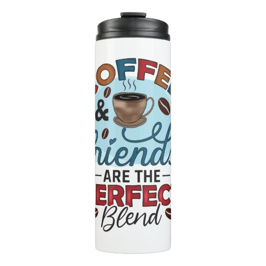 Funny Spaß Coffee Quotes für Kaffeeliebhaber GIFT  Thermosbecher (Vorderseite)