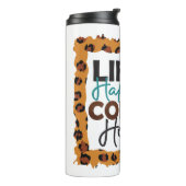 Funny Spaß Coffee Quotes für Kaffeeliebhaber GIFT  Thermosbecher (Nach links gedreht)