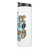 Funny Spaß Coffee Quotes Thermal Tumbler Thermosbecher (Nach rechts gedreht)